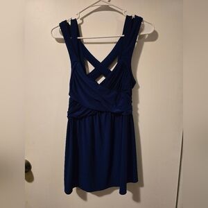 Torrid Royal Blue Strappy Babydoll Tank